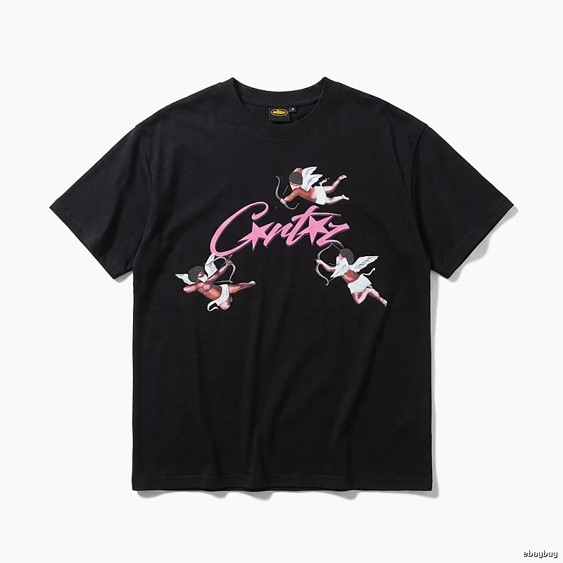 Corteiz Cupid Trendy Cool Black T-shirt