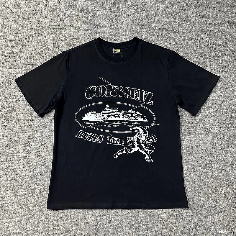 Corteiz Lightweight Logo T-shirt Black Corteiz for Trend Styling