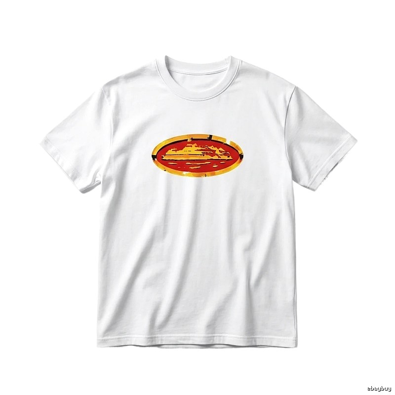 Corteiz Printed Trendy Brand White T-shirt