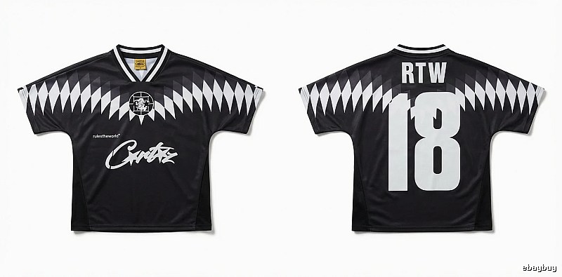 Corteiz RTW Series Black and White Wind Top
