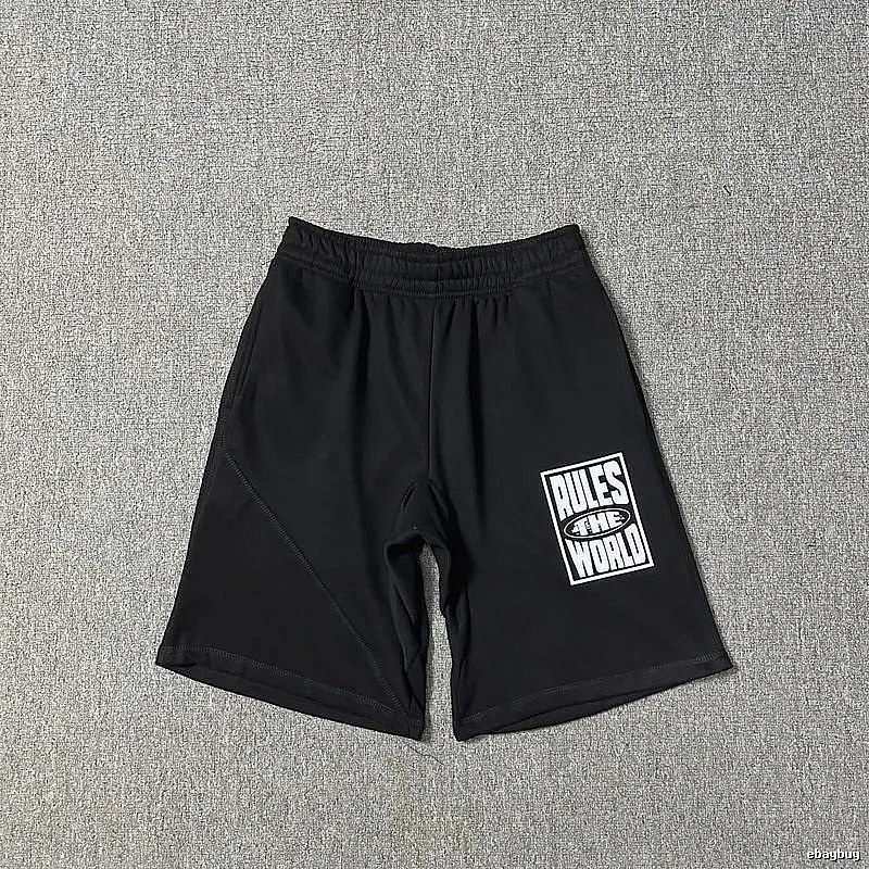 Corteiz Rule World Style Black Shorts