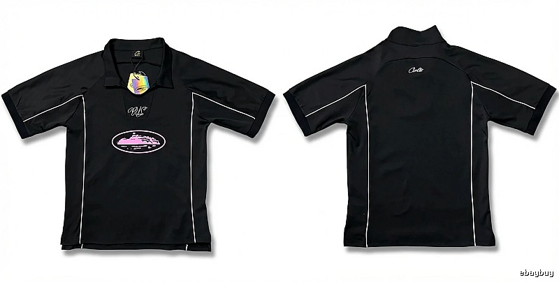 Corteiz sporty black short sleeves