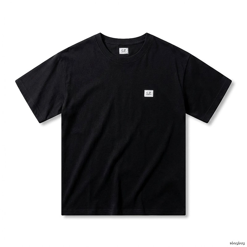 C.P. Basic Style Simple Black T-shirt