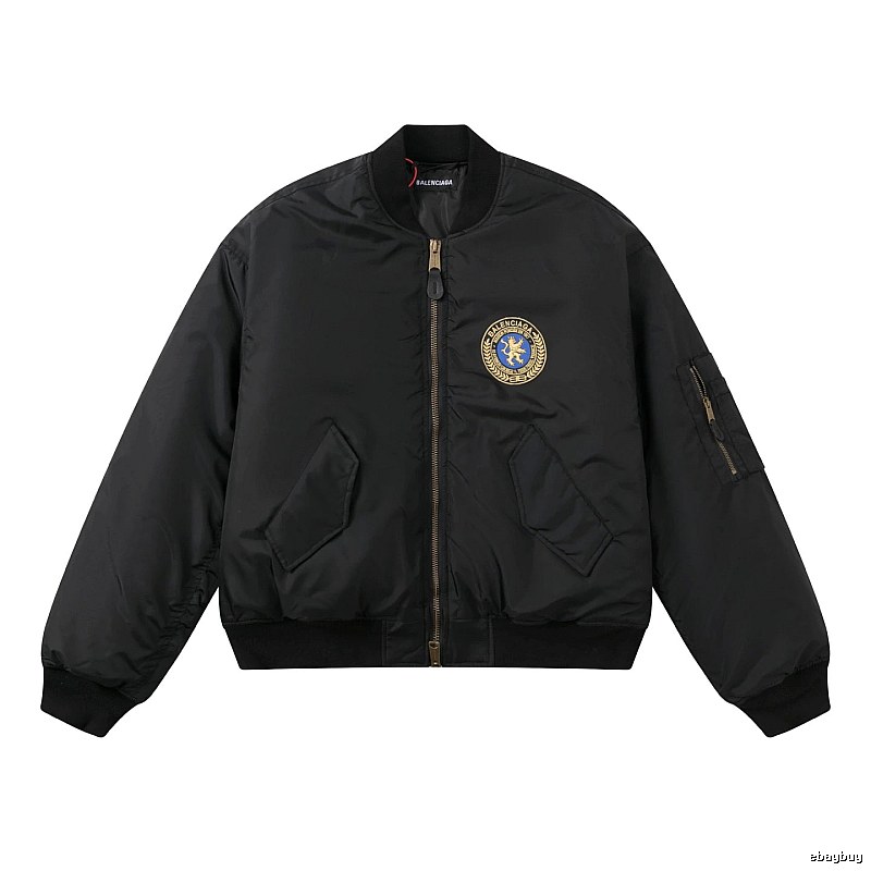 C.P. Cropped Bomber Jacket - Round Chest Badge Wardrobe Edit