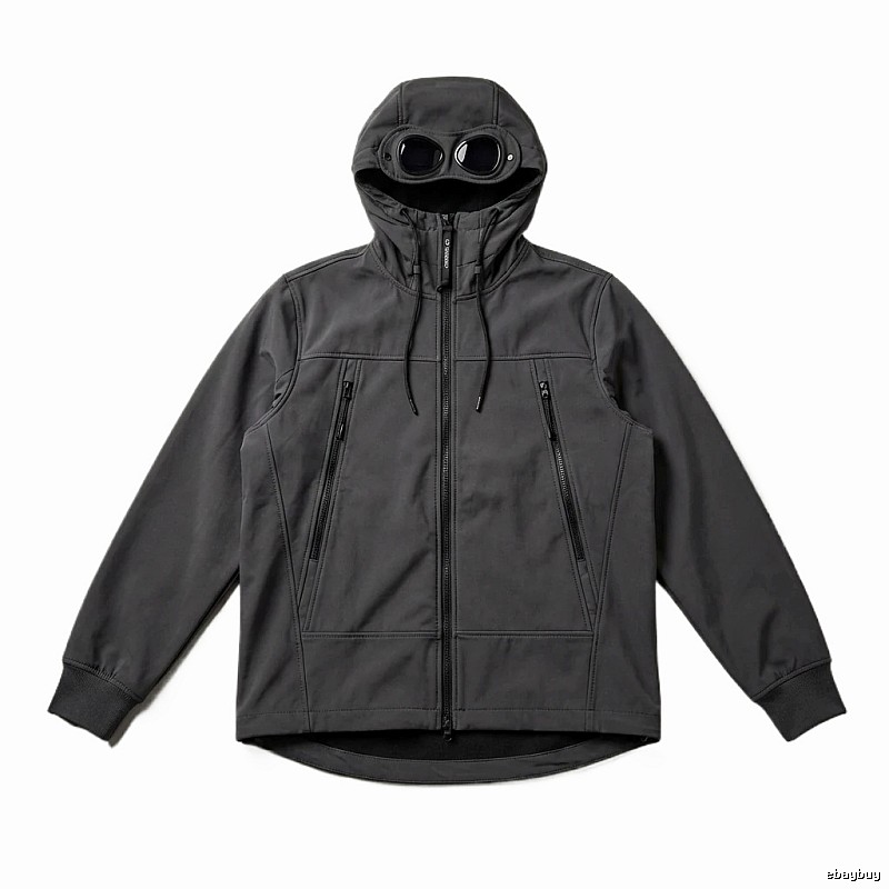 C.P. Hooded Functional Style Grey Coat