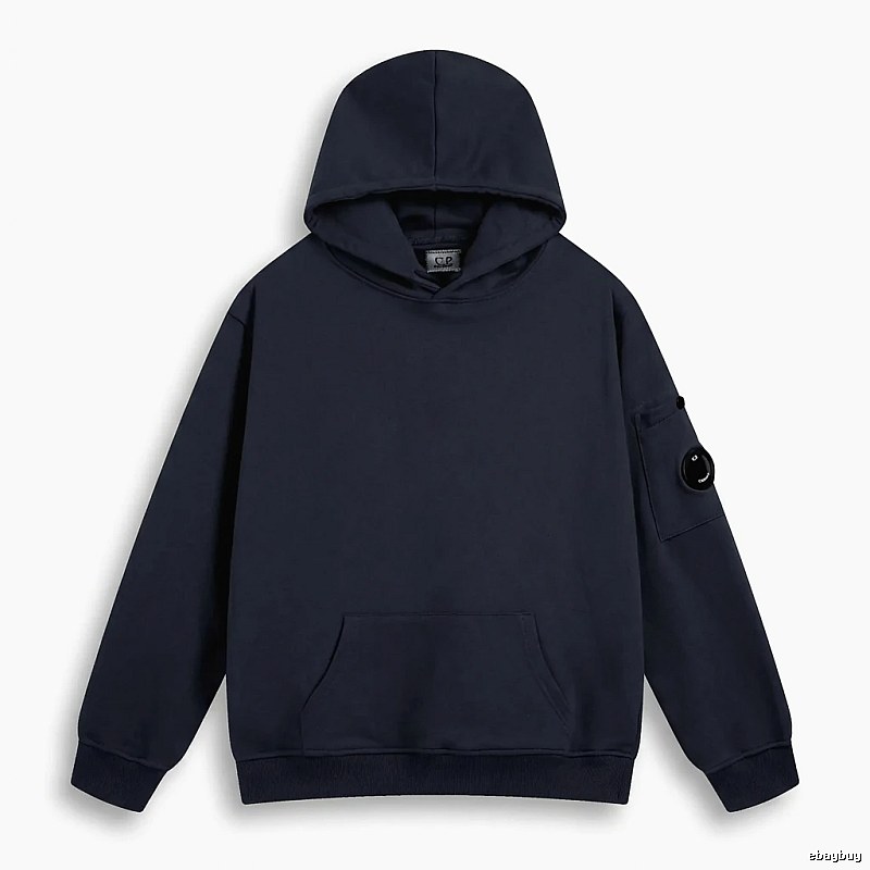 C.P. Navy Blue Minimalist Style Hoodie