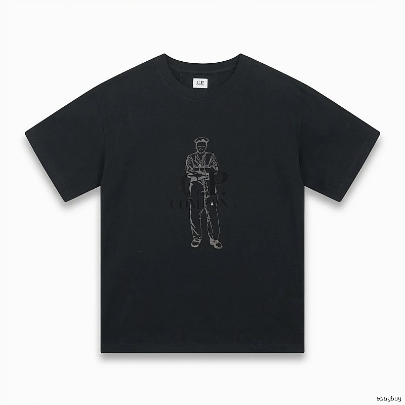 C.P. retro style black T-shirt