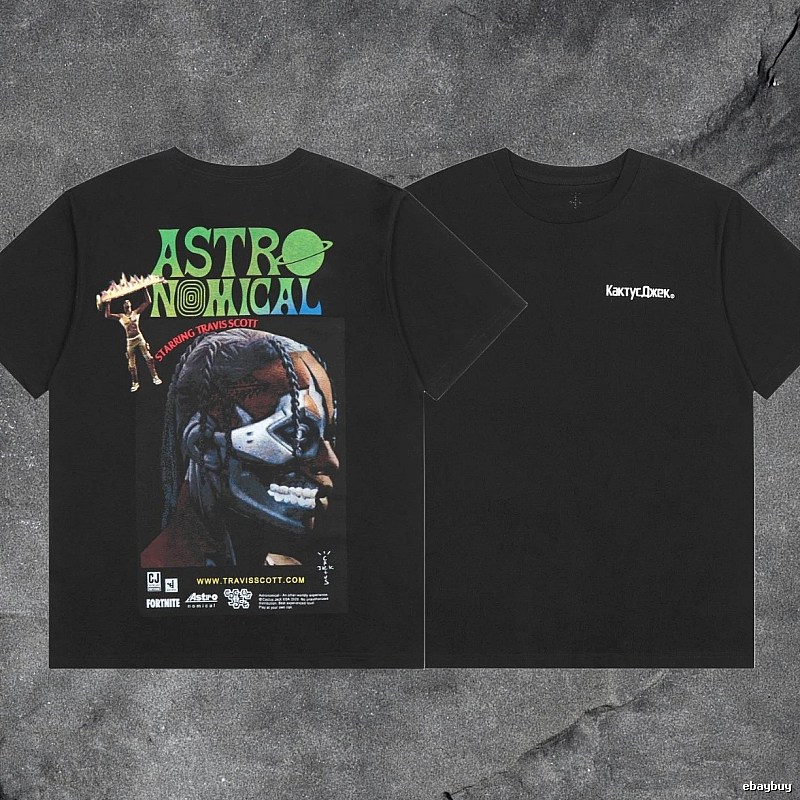 Denim Tears 2031-42 Black Graphic T-Shirt Clean Finish