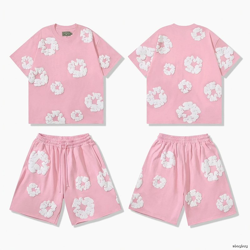 DENIM TEARS Floral Style Pink Suit