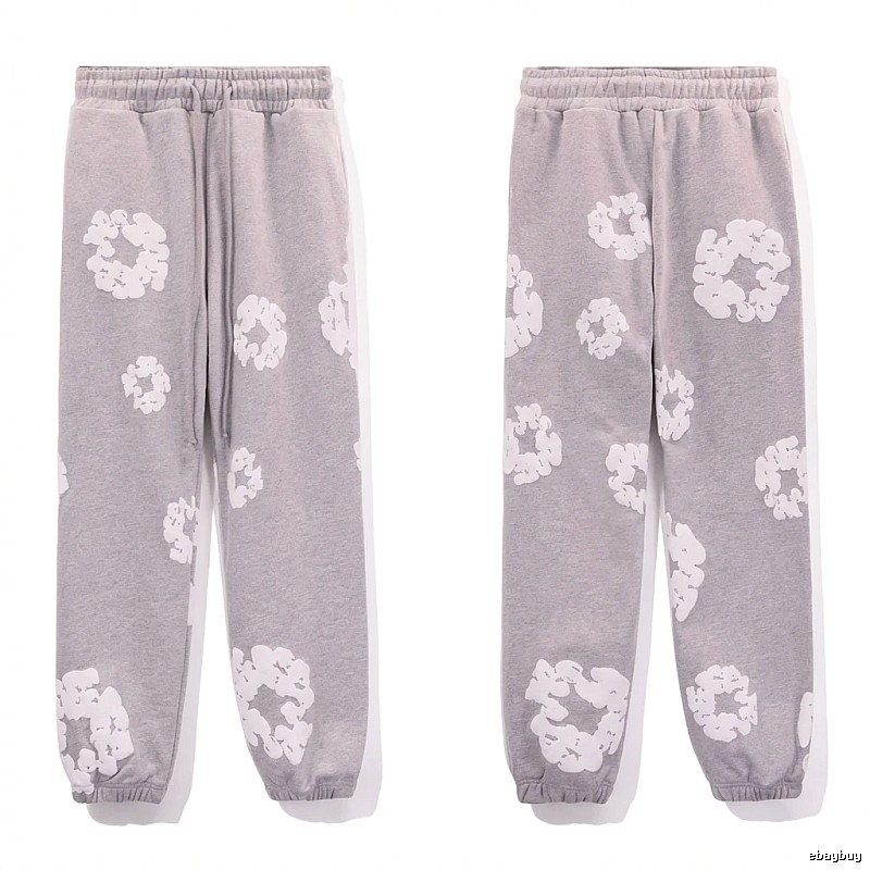 DENIM TEARS Printed Casual Grey Pants