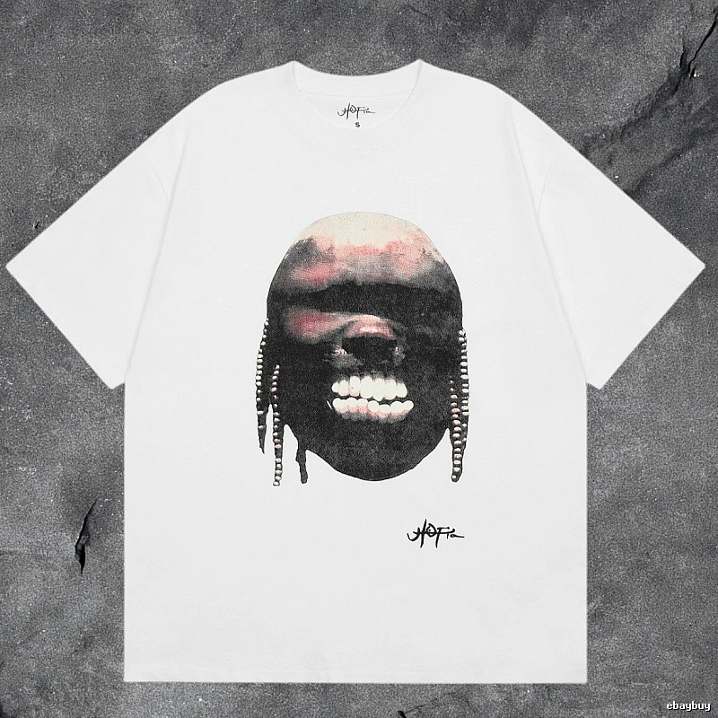 Denim Tears White Graphic T-Shirt Clean Colorway