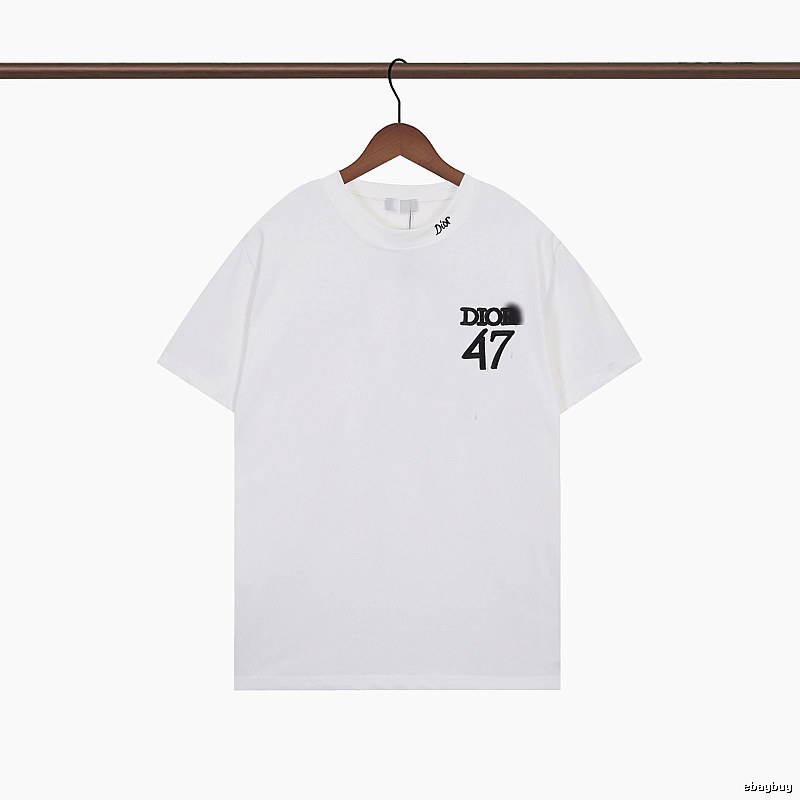 Dior 47 Collection Minimalist Style White T-Shirt