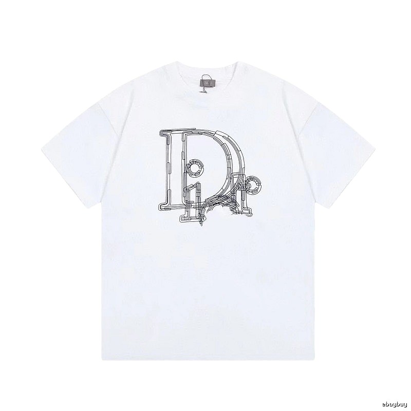 Dior Minimalist Line Logo White T-Shirt