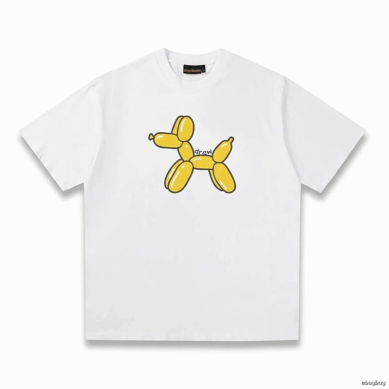 DREW Balloon Dog Simple White T-shirt
