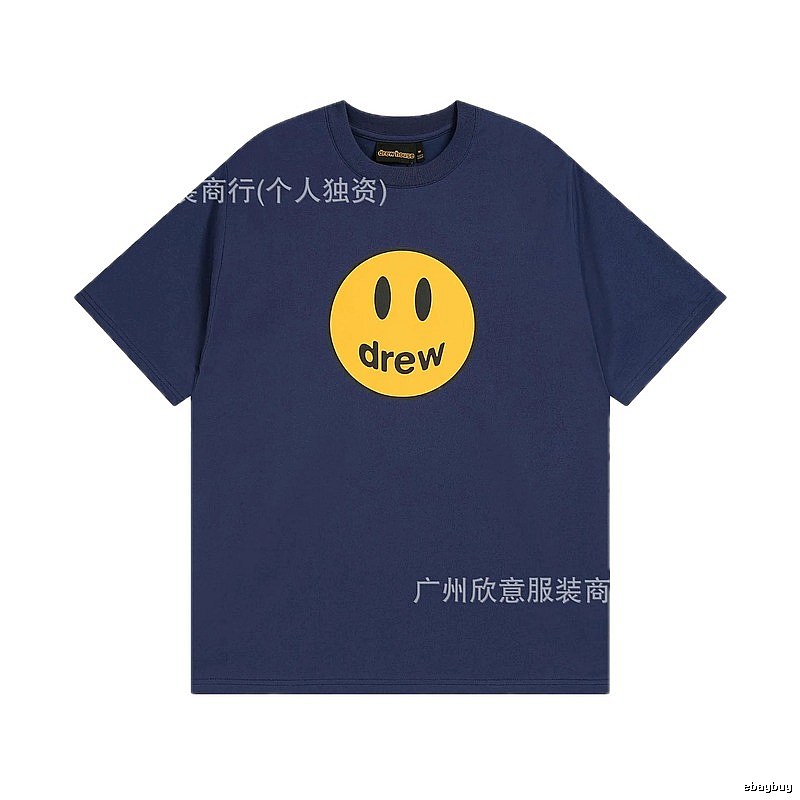 DREWHOUSE Smiley Street Style Navy Blue T-shirt