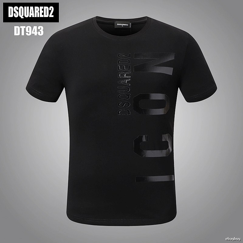 DSQUARED2 ICON Streetwear Black Short-sleeve T-shirt
