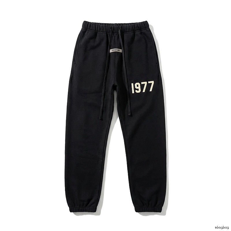 ESSENTIALS 1977 Casual Black Sweatpants