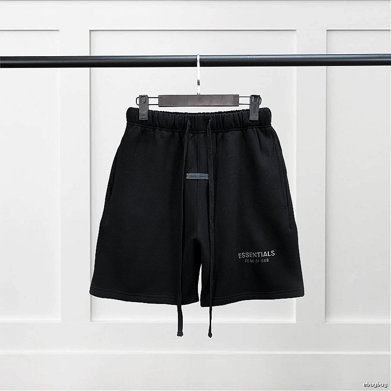 ESSENTIALS Basic Black Shorts