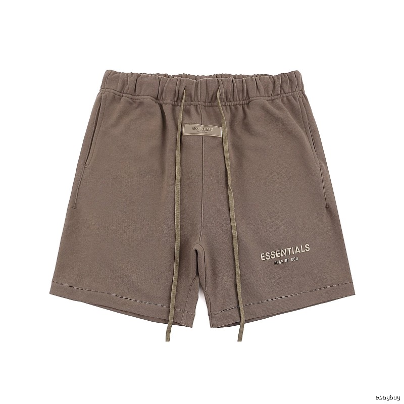 ESSENTIALS Basic Khaki Shorts