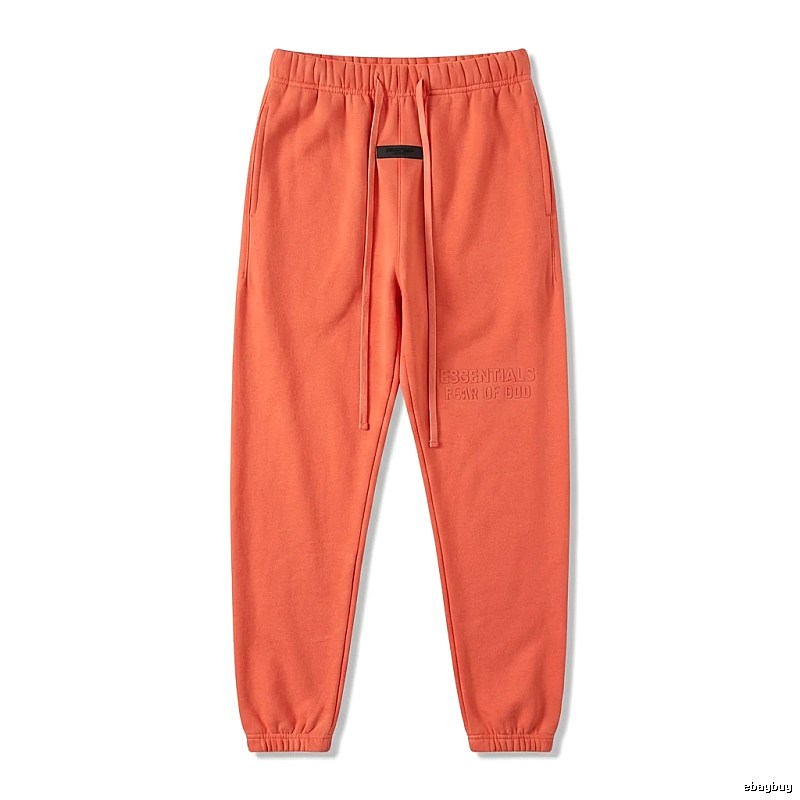 ESSENTIALS Basic Orange Sweatpants