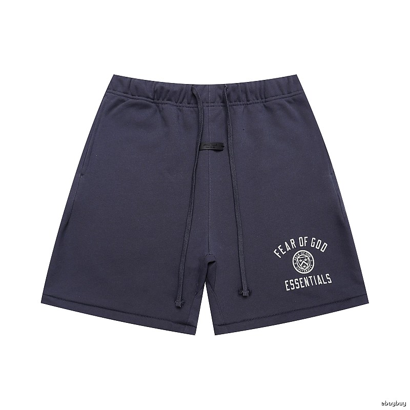 ESSENTIALS minimalist style dark blue shorts
