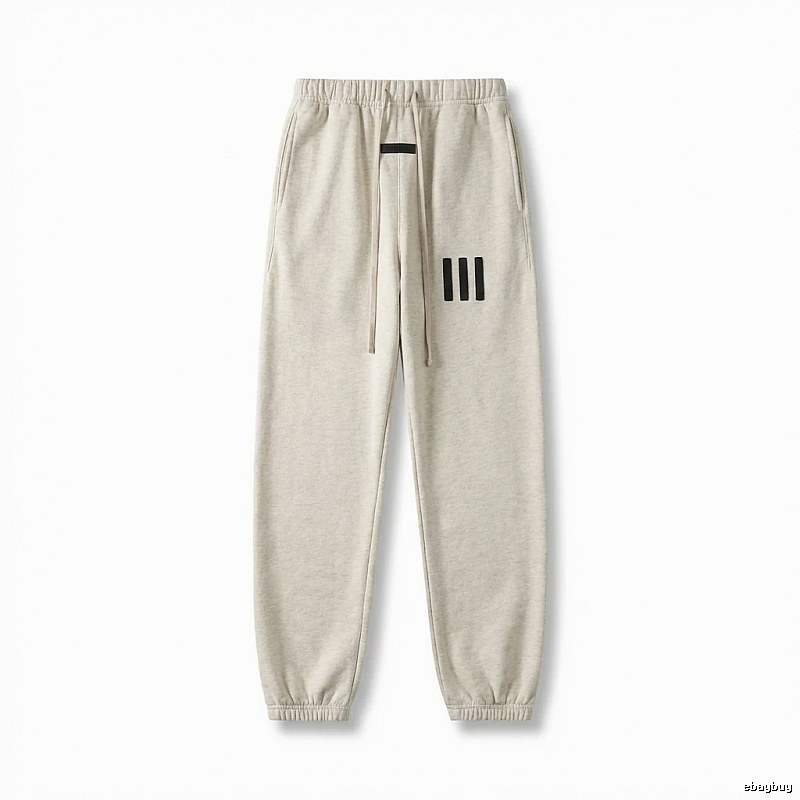 ESSENTIALS minimalist style light gray sweatpants