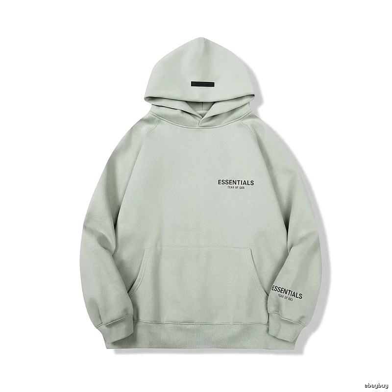 ESSENTIALS minimalist style light gray sweatshirt