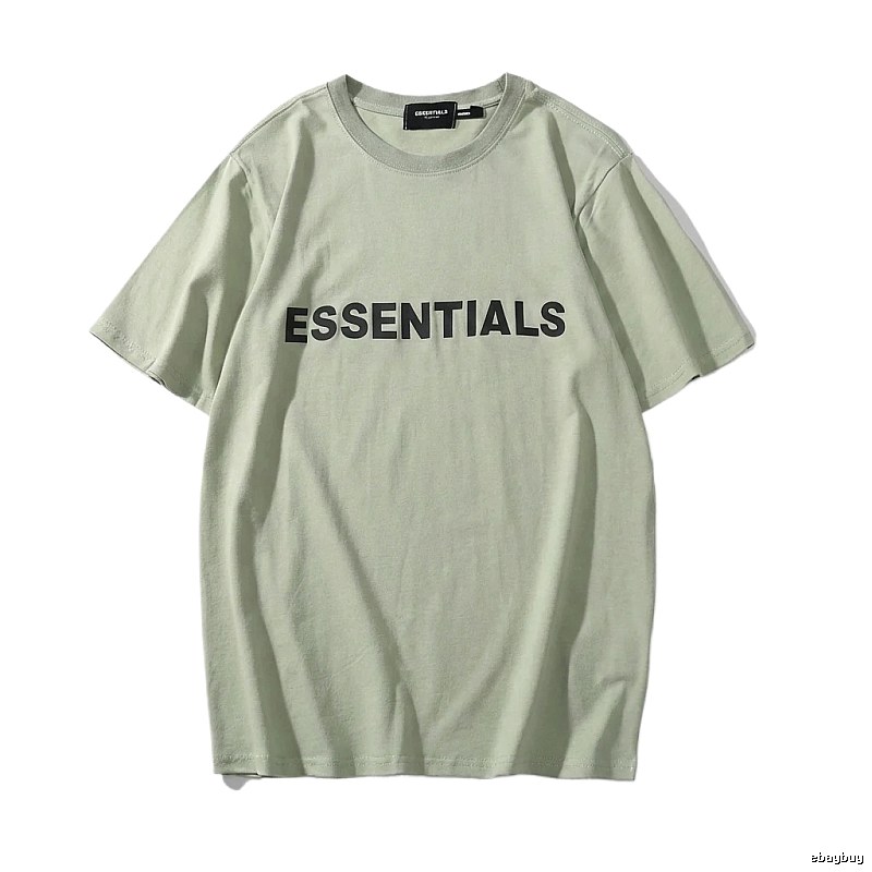 ESSENTIALS minimalist style light green T-shirt