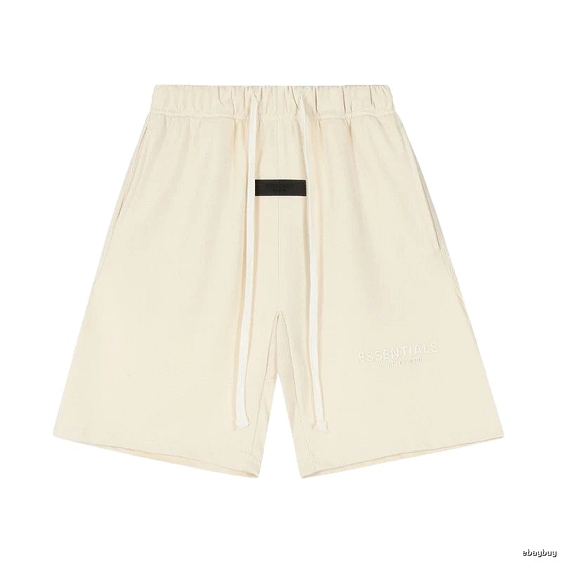 ESSENTIALS minimalist style off-white shorts