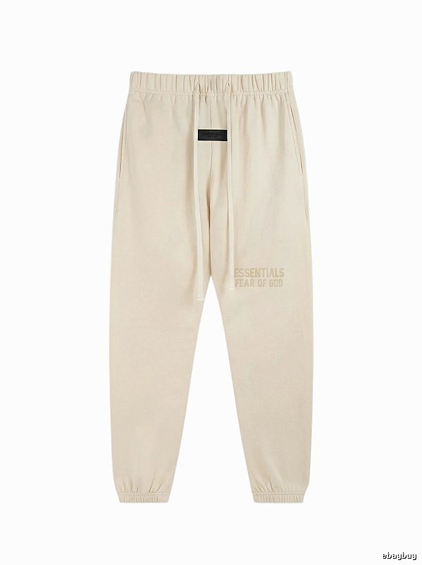 ESSENTIALS minimalist style off-white sweatpants