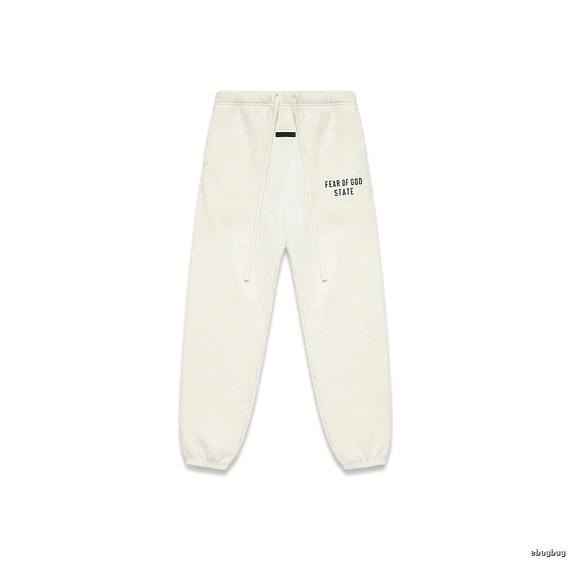 ESSENTIALS minimalist style white sweatpants