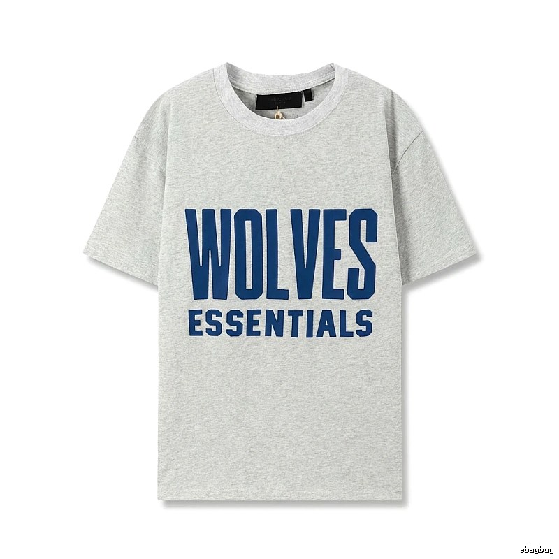 ESSENTIALS Simple Grey Short Sleeve