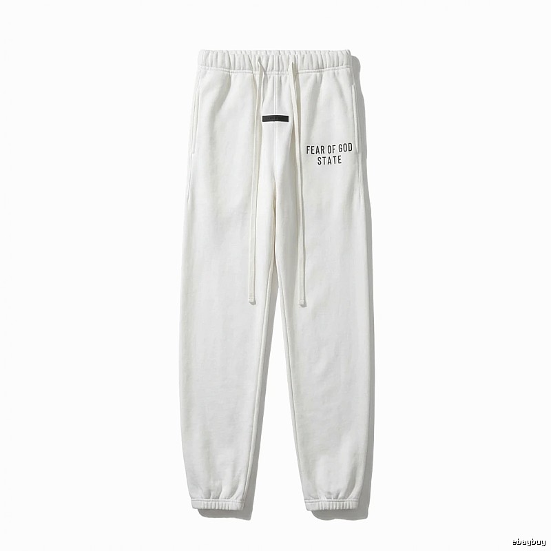 ESSENTIALS Simple Style White Sweatpants