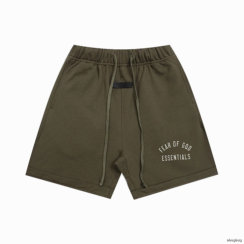 ESSENTIALS trendy brand army green shorts