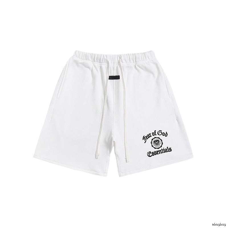 ESSENTIALS Trendy Brand Simple White Shorts