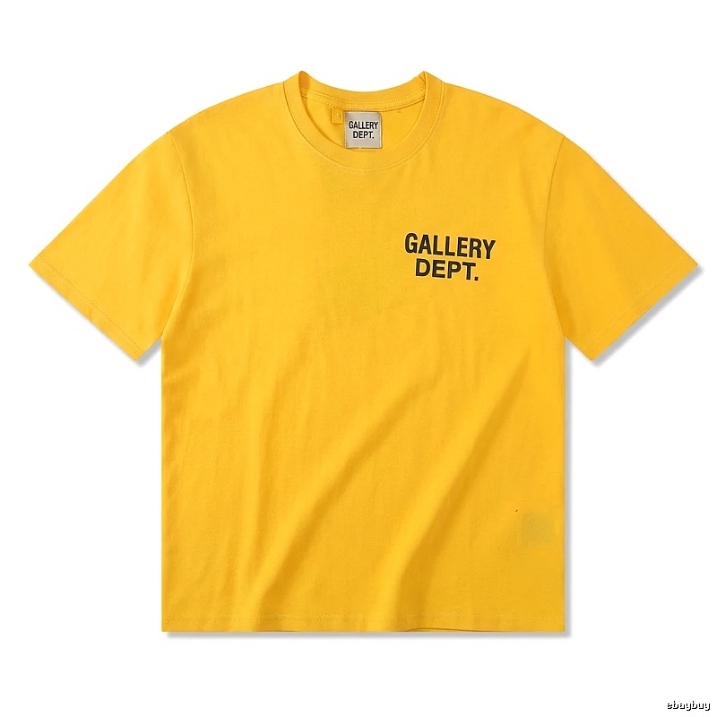 Gallery Dept. Alphabet Style Yellow T-shirt