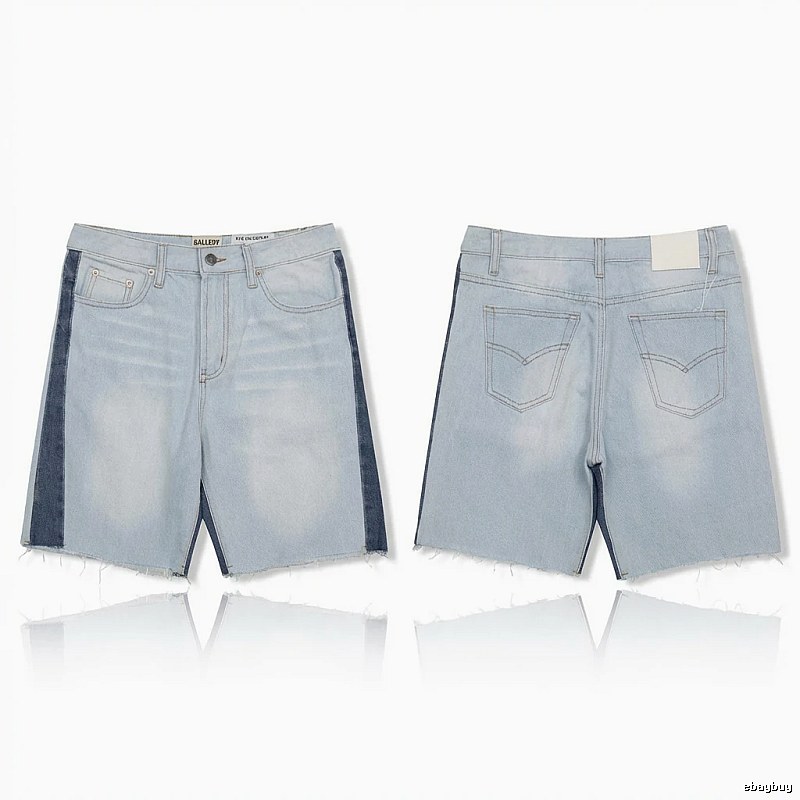 Gallery Dept denim-style light blue shorts