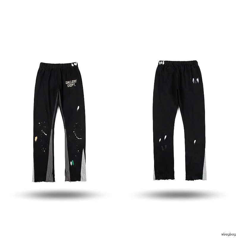 Gallery Dept Graffiti Street Style Black Pants