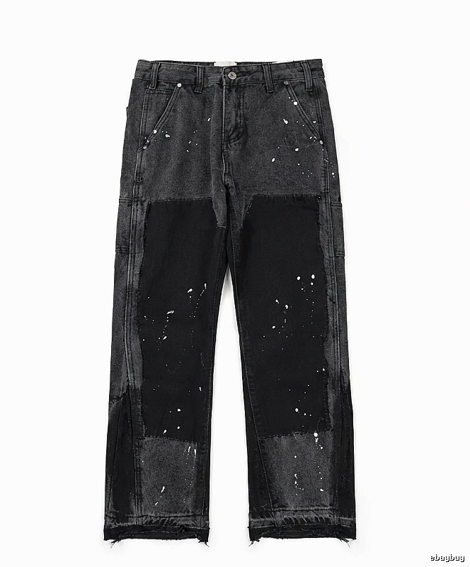 Gallery Dept Graffiti-style Black Jeans