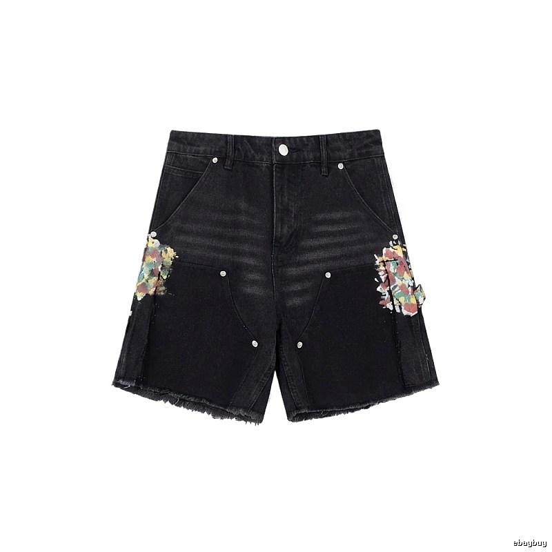 Gallery Dept Graffiti Style Black Shorts