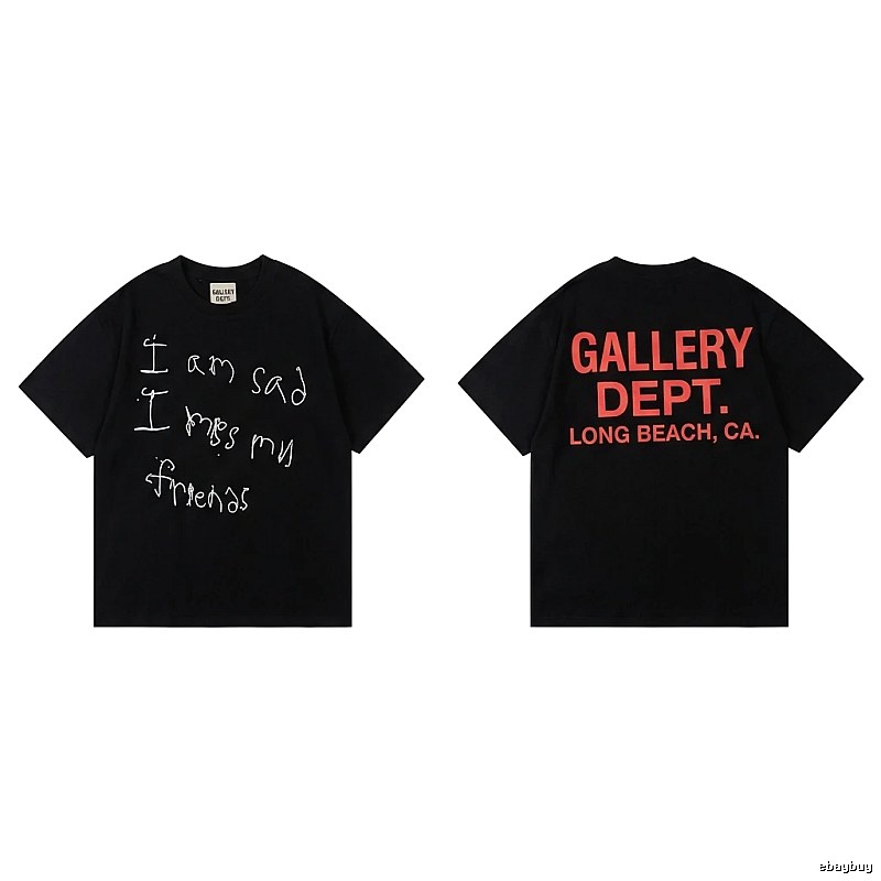 Gallery Dept Graffiti Style Black T-shirt