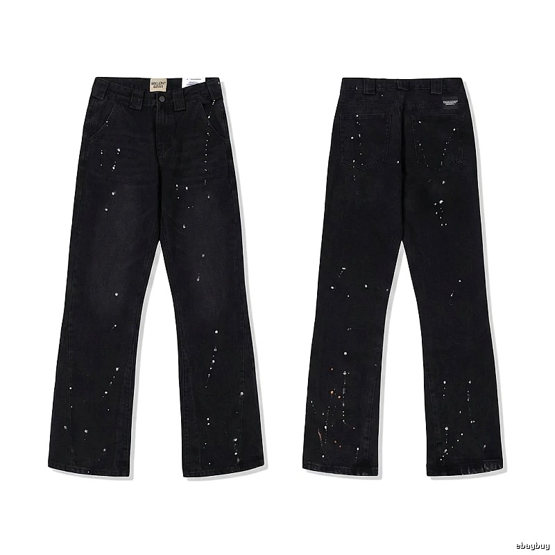 Gallery Dept ink - splashing style black jeans