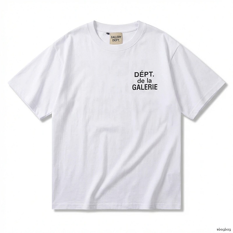 Gallery Dept Minimalist Style White T-shirt