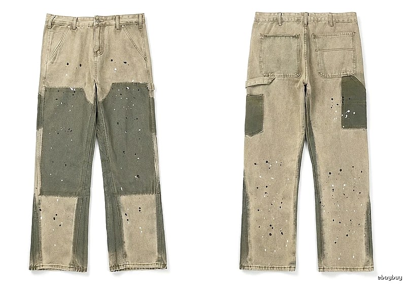 Gallery Dept patched and distressed jeans