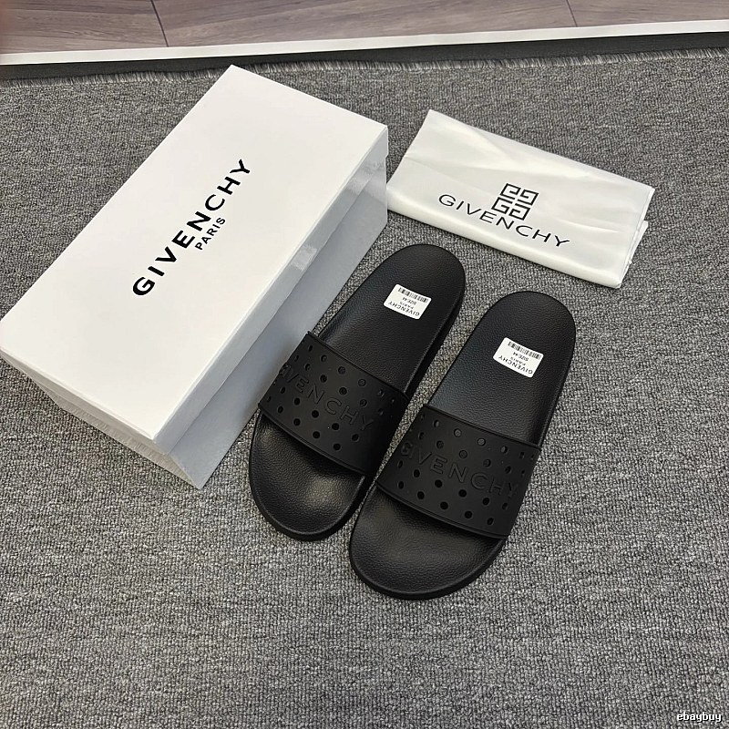 Givenchy Trendy Cut-out Black Slides