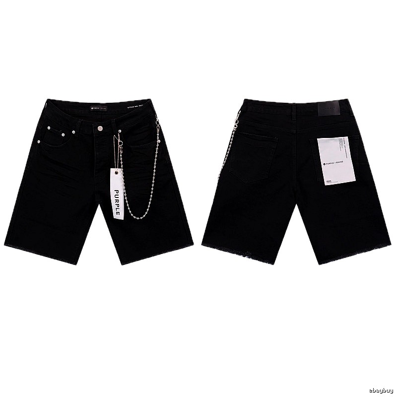 Godspeed Chain High Street Black Denim Shorts