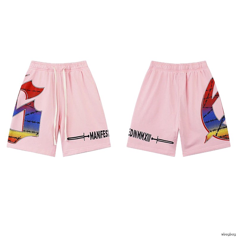 Godspeed Gradient Print Street Style Pink Shorts