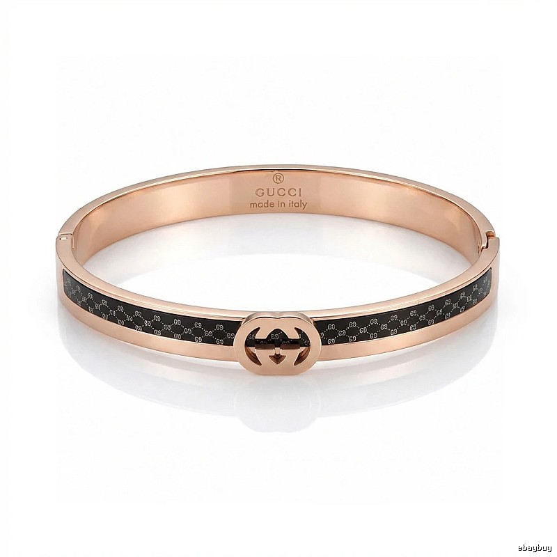 Gucci Double G Vintage Rose Gold Bracelet