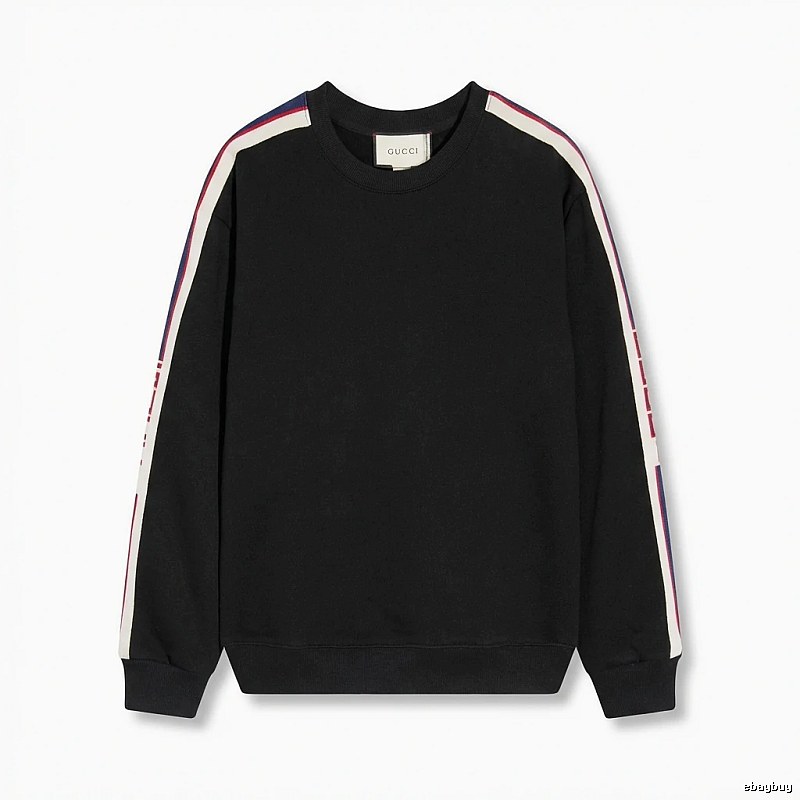 Gucci striped casual style black sweatshirt