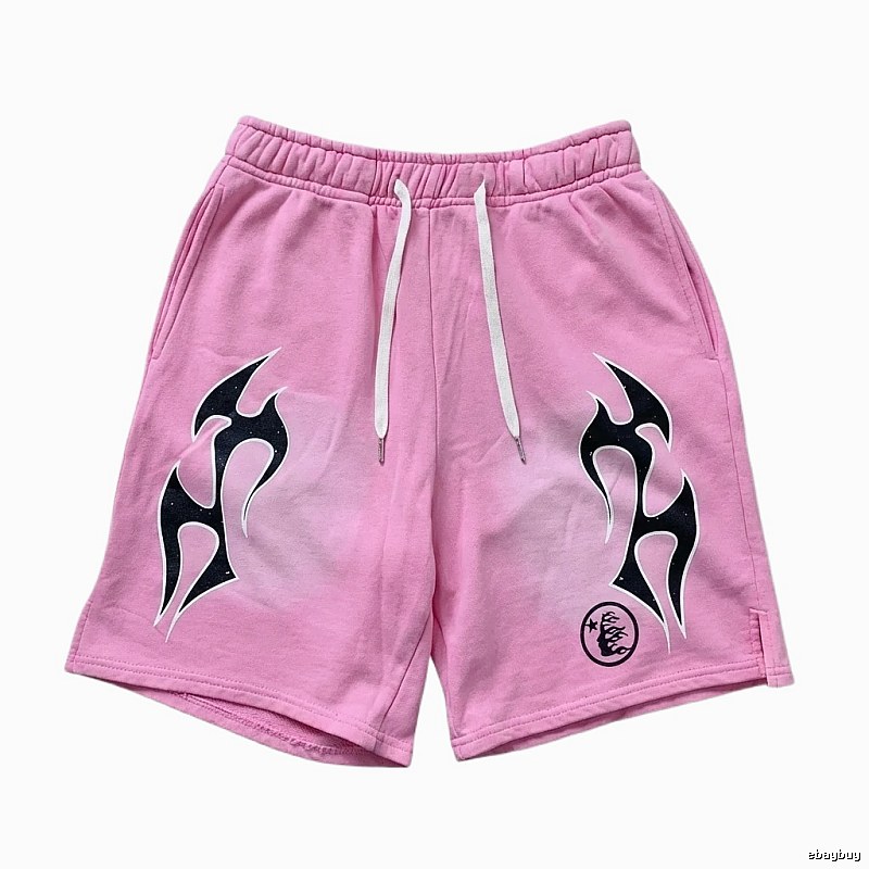 Hellstar Flame Wind Pink Shorts